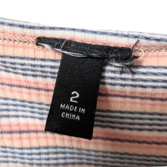 TORRID Multi Striped Ribbed Bodycon Dress 2X - Picture 6 of 9